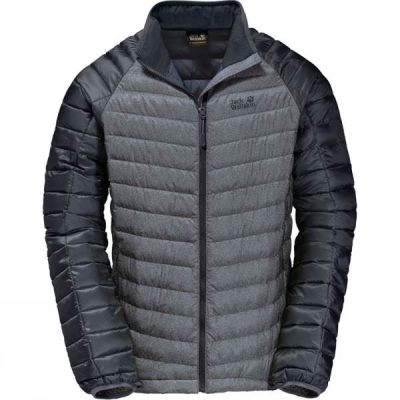 Chaquetas Jack Wolfskin Zenon Altis Hombre - Gris Oscuro - Chile UEJ438627